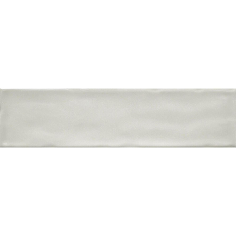 Terravito Corvato wandtegel - 7.5x30cm - 8.5mm - Rechthoek - Overig - glans grijs SW1390010