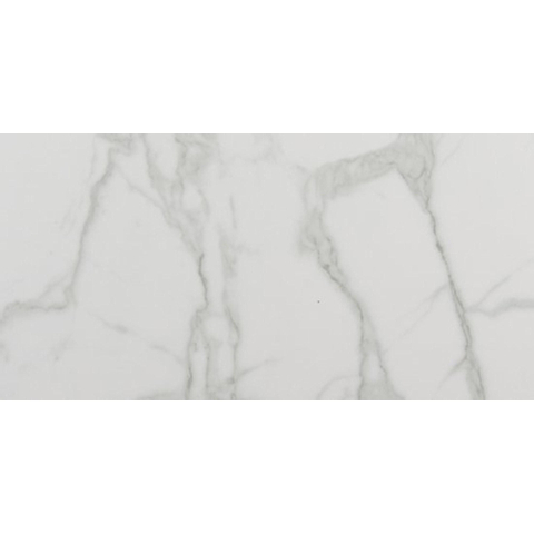 Vtwonen Classic vloer- en wandtegel - 30x60cm - 10mm - gerectificeerd - R9 - marmerlook - mat white (wit) SW367707