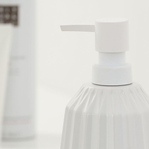 Sealskin Arte Distributeur de savon Céramique Blanc SW207163