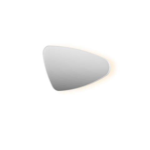 INK SP23 miroir – forme organique – 100 x 60 cm – LED indirecte – version droite – Blanc mat SW692963