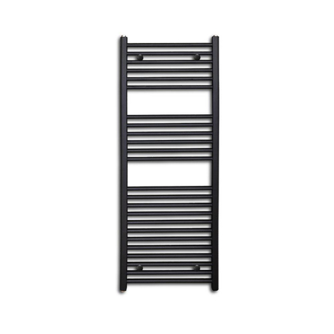 Sanicare Lumara Designradiator - 120x50cm - 750W - aluminium - mat zwart SW1581488