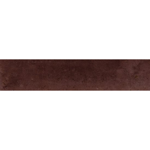 ÉCHANTILLON Ceralto Dorsena Raw Carrelage mural - 6x24cm - 10mm - grès cérame - violet (pourpre) SW1221073