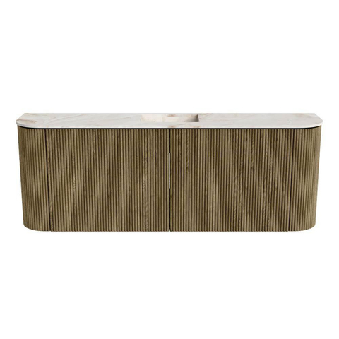 Mondiaz JOYA-DLUX Meuble de salle de bains 113,2cm - arrondi gauche et droite couleur Dusk - Vasque FAYE position Milieu Sans trou de robinet couleur Frappe SW1423127