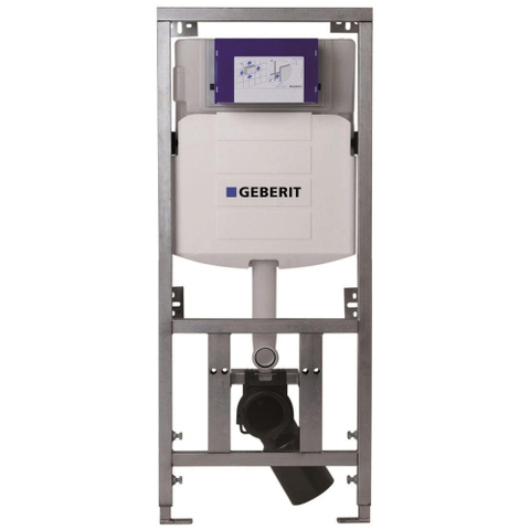 Qeramiq Salina 2.0 Ensemble WC - Geberit UP320 Burda réservoir encastré - abattant WC à fermeture douce - plaque de commande blanche brillante - boutons ronds - blanc brillant SW1426443