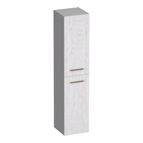 BRAUER Trust Armoire colonne - 160x35x35cm - sans manettes à poser avec 2 portes à ouverture gauche ou droite Forest Seashell SW1203870