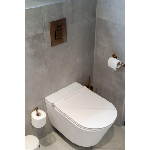 Grohe Skate Cosmopolitan Bedieningsplaat - dualflush - horizontaal/verticaal - kunststof - brushed warm sunset (koper) SW107594