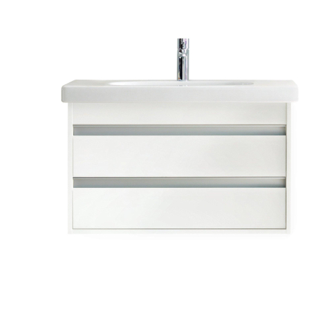 Duravit D-code lavabo - 85x48x18cm - rectangulaire - 1 trou de robinet - céramique - blanc GA87574