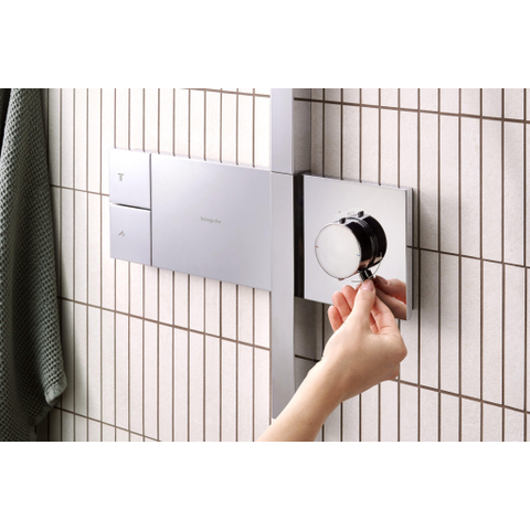 Hansgrohe Raindance Alive Q - showerpipe - 210/340 1jet - thermostaat - hoogglans chroom SW1388692