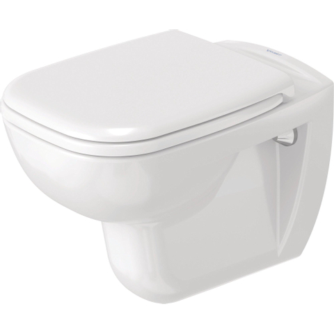 Duravit D-code Wandcloset - diepspoel - 35.5x54.5cm - wit 0289250