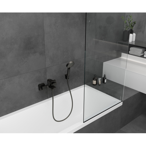 Hansgrohe Vernis Shape Eengreeps badmengkraan - opbouw - mat zwart SW651994