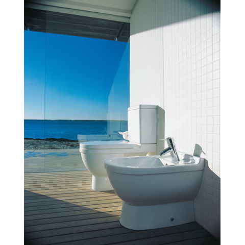 Duravit Starck 3 Staand bidet - met bevestiging - 36x56cm - glans wit 0314684