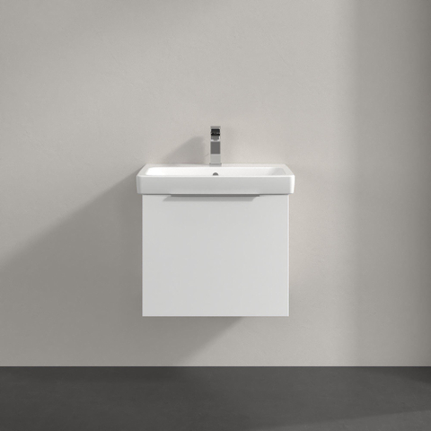 Villeroy & Boch Architectura Wastafelonderkast - 42x55cm - 1 lade - mat wit SW1162206