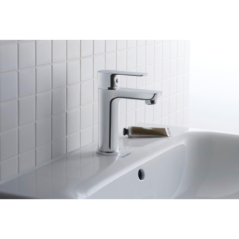 Duravit A.1 1 greeps wastafelmengkraan - 149x43x167mm - hoogglans chroom SW420699