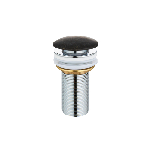 Saniclass Noche Afvoerplug - verlengd - natuursteen - donker SW1474839