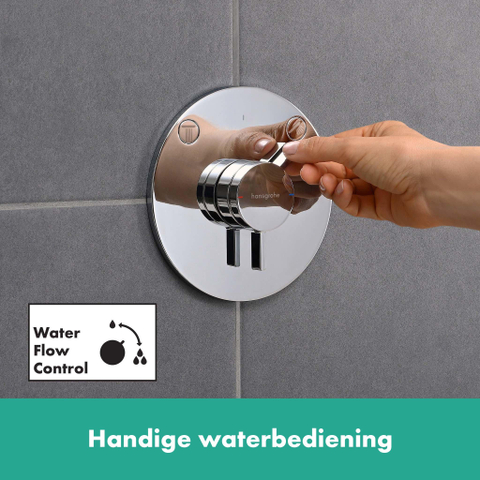 Hansgrohe DuoTurn S Inbouw mengkraan - voor 2 functies - hoogglans chroom SW918682