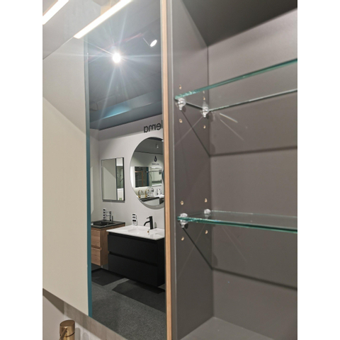 Saniclass Holz Base spiegelkast – 120x70 cm – Eiken SW773985