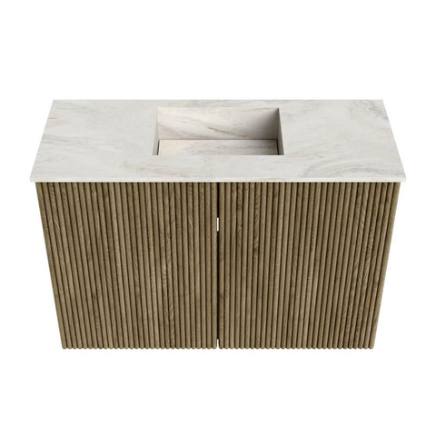 Mondiaz JOYA-DLUX 60cm toiletmeubel - kleur Dusk - Wastafel FAYE positie Midden Zonder kraangat kleur Ostra. SW1423403