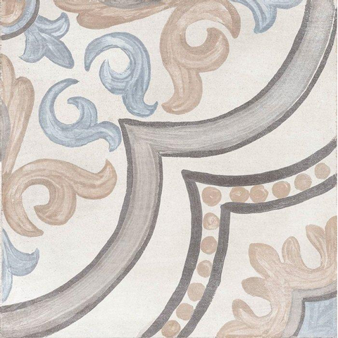 Cifre Ceramica Adobe Decor wand- en vloertegel - 20x20cm - Vierkant - 8.5mm - Daiza Ivory SW203629