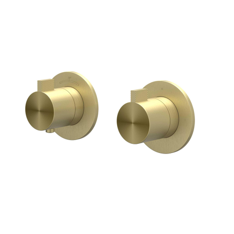 IVY Tribe inbouw regendoucheset – Ø30 cm medium hoofddouche – 20 cm plafondbuis – symmetry – goud geborsteld SW1032205