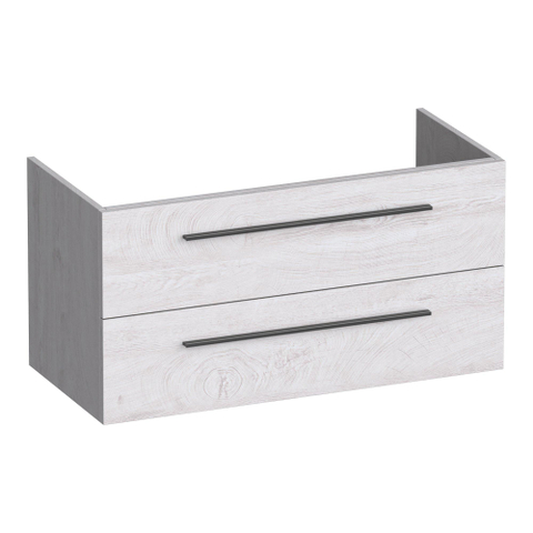 BRAUER Trust wastafelonderkast 100 met opbouwgrepen inclusief wastafel Forest Seashell SHOWROOMMODEL OUTLETSTORE STORE44319