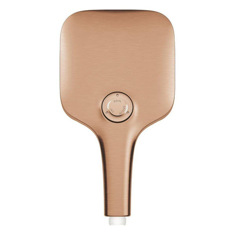 Grohe Rainshower Smartactive ensemble de douche avec douche de tête au plafond - flexible de douche - support mural - douchette à main - boîtier encastrable Warm Sunset brushed SW762045