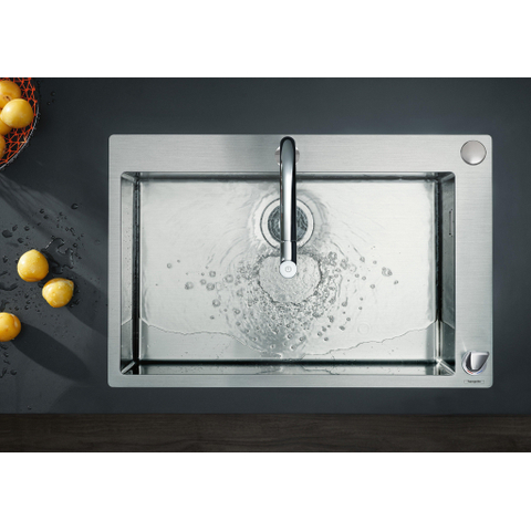 Hansgrohe Metris Select M71 2-gats - 1 greeps keukenkraan - met uittrekbare. vuistdouche - hoogglans chroom SW541876