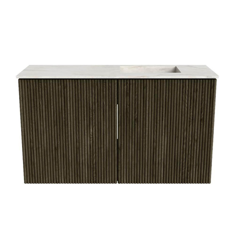 Mondiaz JOYA-DLUX 70cm toiletmeubel - kleur Shadow - Wastafel FAYE positie Rechts 1 kraangat kleur Ostra. SW1423000