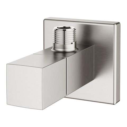 Grohe Eurocube Hoekstopkraan - 1/2 inch - Supersteel (RVS) SW523665