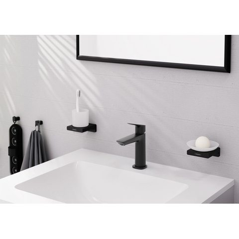 Hansgrohe AddStoris Q handdoekhaak enkel - mat zwart SW651064