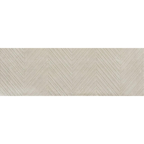Terravito Calvero wandtegel - 30x90cm - 8.7mm - Rechthoek - gerectificeerd - Betonlook - mat beige - Cream SW1595570