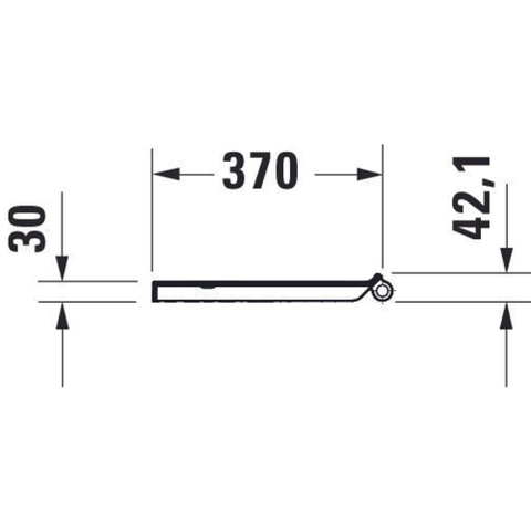 Duravit No.1 DuraStyle Basic WC-zitting - 33.1x38.5x4.2cm - met softclose - kunststof - wit glanzend SW358135