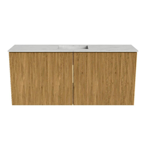 Mondiaz JOYA-DLUX 90cm toiletmeubel - kleur Oak - Wastafel FAYE positie Midden Zonder kraangat kleur Opalo. SW1422169