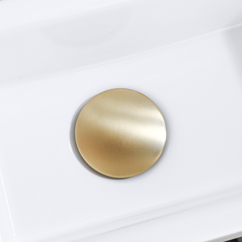 Fortifura Calvi Afvoerplug - klikwaste - PVD - geborsteld messing (goud) SW767407