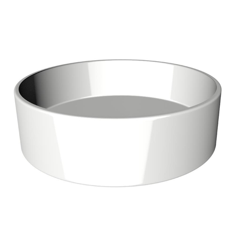 Xenz Coco Vasque à poser 40x40x12cm rond céramique blanc brillant SW379500