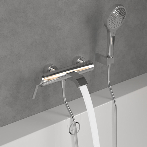 Villeroy & Boch Dawn 1 greeps badkraan - hoogglans chroom SW974051