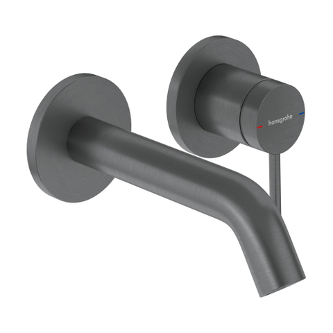 Hansgrohe Tecturis S wastafelkraan - inbouw - brushed black chrome (zwart) SW1566479