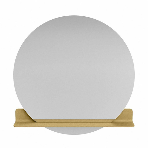 Mondiaz SPOT miroir – Ø 100 cm – avec tablette – Oro (sable) SW1235576