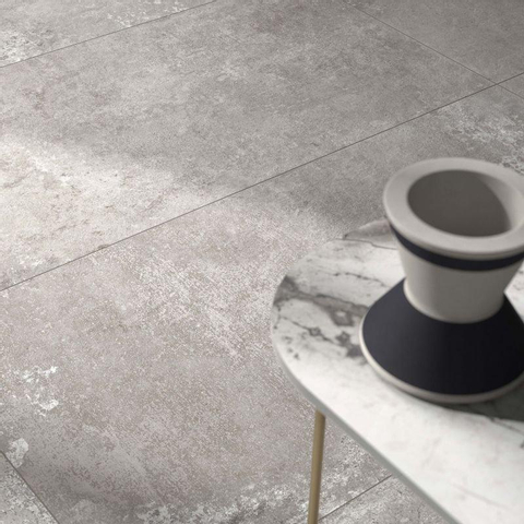 Ceralto Castagno Carrelage de sol - 90x90cm - 9.0mm - rectifié - gris SW295306