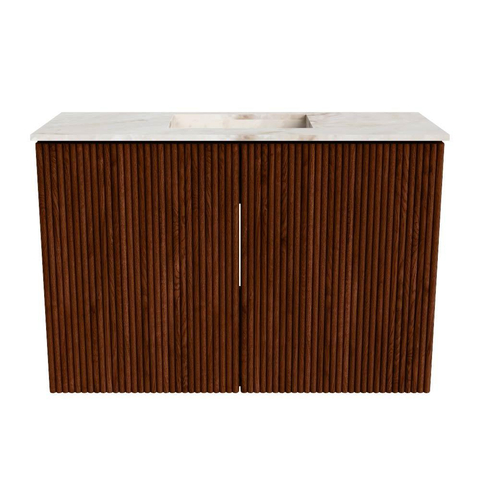 Mondiaz JOYA-DLUX 60cm meuble de toilette - couleur Ruby - Vasque FAYE position Milieu Sans trou de robinet couleur Frappe. SW1423462