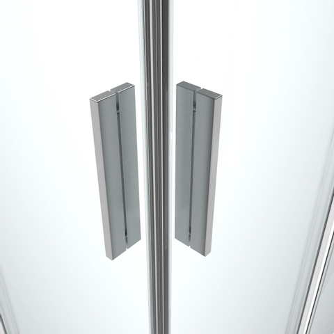 Marenza Casus Douchecabine - 80x80x200cm - hoekinstap - helder glas - profiel - chroom SW773916