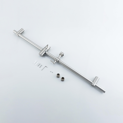 FugaFlow Eccelente Sobrado Barre de coulisse - 90cm - coulisse - Acier inoxydable brossé SW1468237