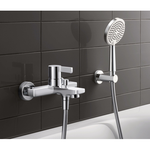Duravit D-neo 1 greeps badmengkraan - opbouw - 208x136x116.5mm - hoogglans chroom SW640390
