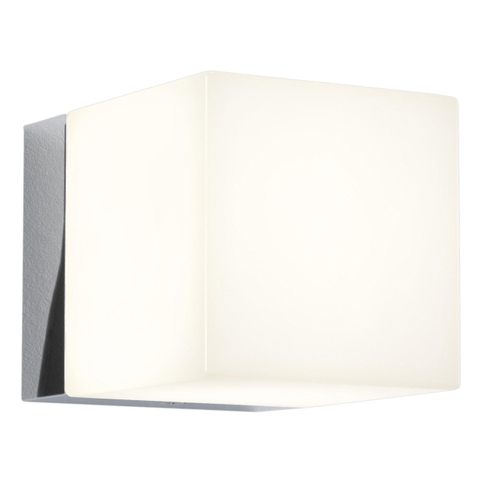 Astro Cube Applique murale 8x8x10.5cm IP44 culot G9 chrome SW75552