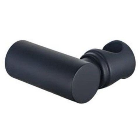 Fortifura Calvi Handdoucheset - diameter 12cm - rond - 3 straalsoorten - met houder - met gladde slang - 150cm - mat zwart SW1159484