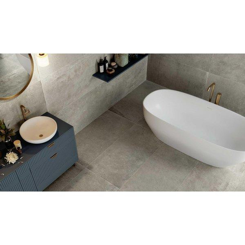 ÉCHANTILLON Ceralto Tesselo Soft Carrelage sol et mur 100x100cm 8.5mm rectifié R10 grès cérame Argento SW914528