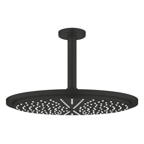 GROHE Rainshower Cosmopolitan 310 douche de tête - 31cm - bras plafond 14.2cm - noir mat SW1477627