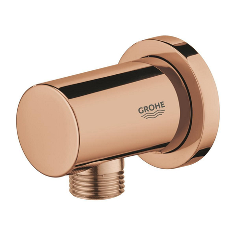 Grohe Rainshower Wandaansluitbocht - ronde rozet - warm sunset (koper) SW98902