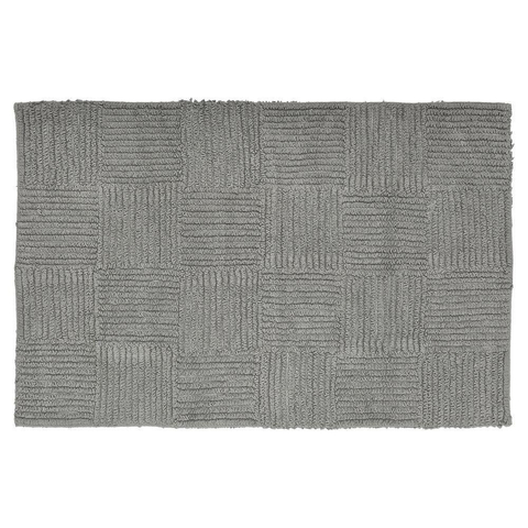 Sealskin Reverse Tapis de bain 90x60cm coton gris SW28473