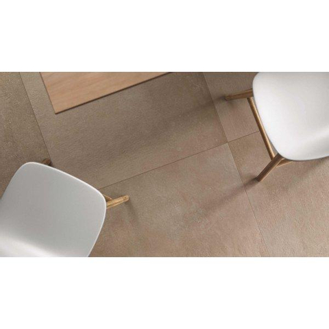 ÉCHANTILLON Ceralto Minuta R11 Carreau de sol et de mur 60x60cm 9.5mm rectifié R9 grès cérame Tortora SW976616