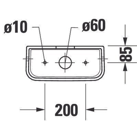 Duravit No.1 Durastyle reservoir - dualflush - 390x355x170mm - met binnenwerk - wit glans SW527840